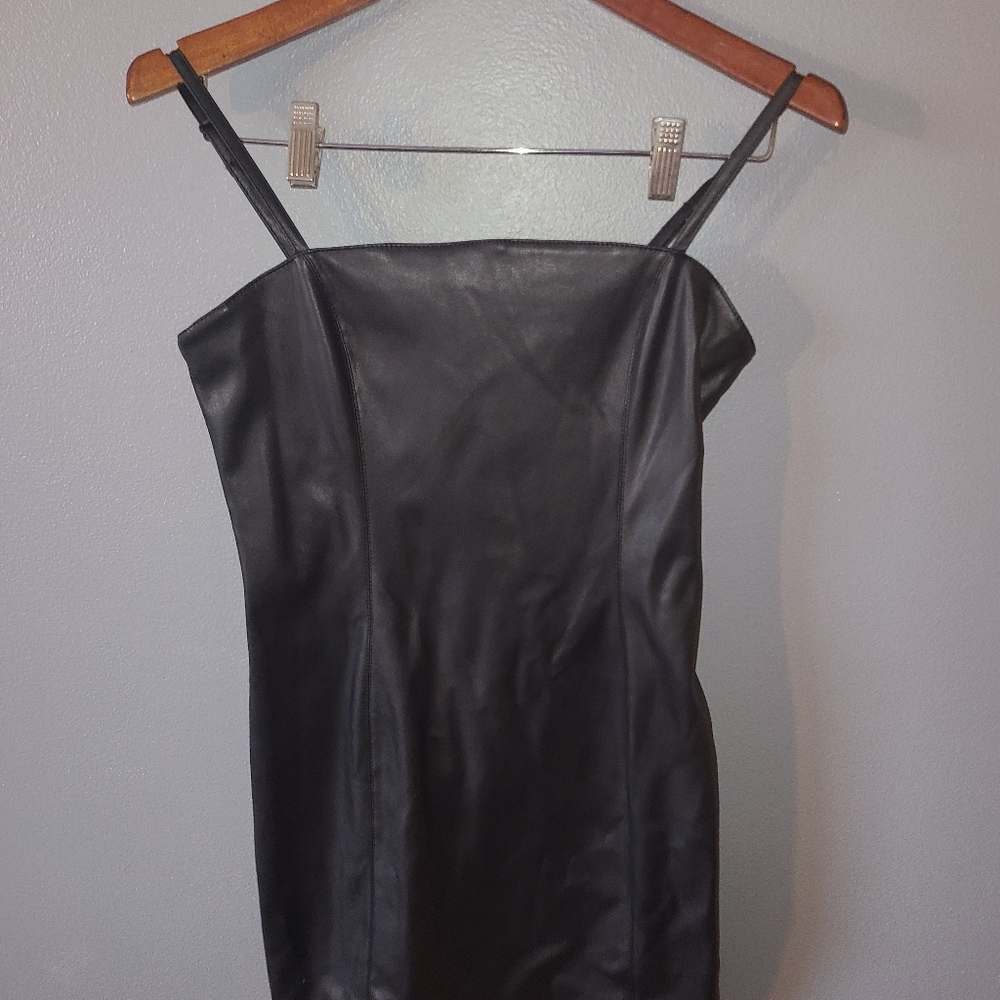NWT XXI leather dress